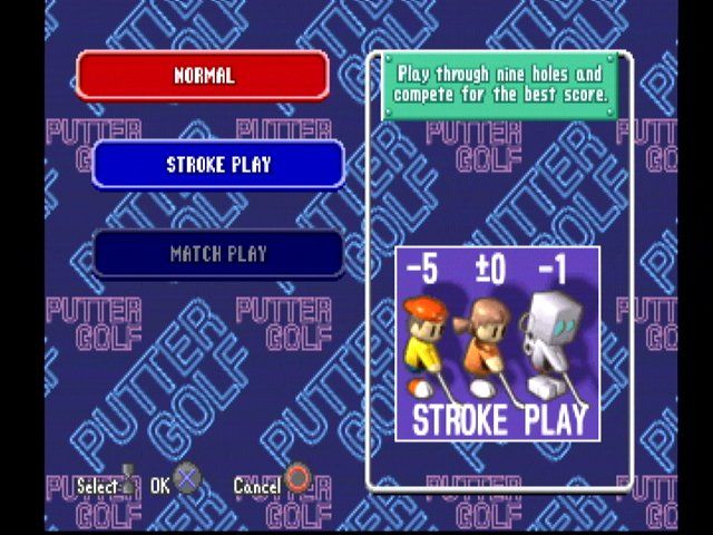 Putter Golf screenshot 4 for Playstation